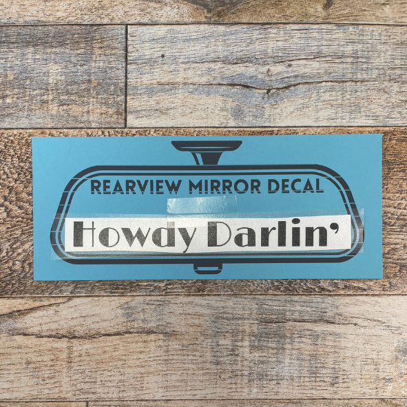 Rearview Mirror Decals