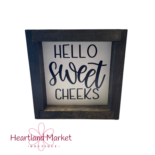 Home Decor Square Wooden Signs