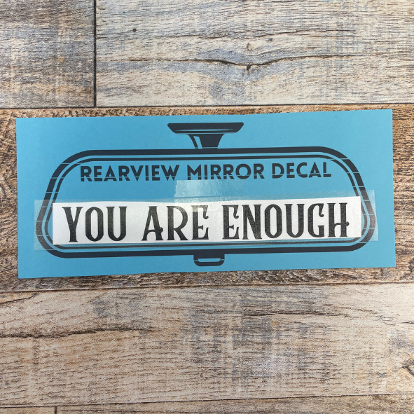 Rearview Mirror Decals