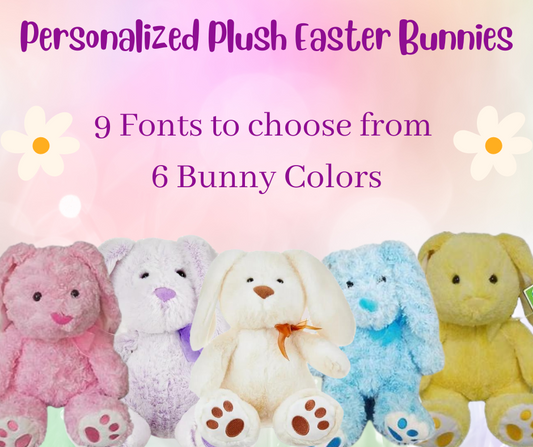 Personalized Easter Bunnies