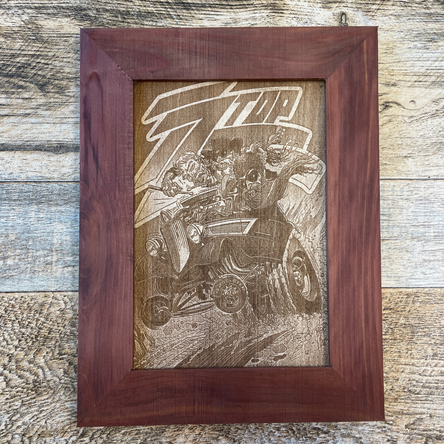 Framed Laser Engraved Photos