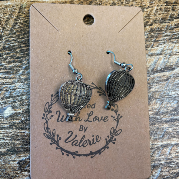 Transportation Inspired Silver Earrings