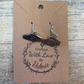 Transportation Inspired Silver Earrings