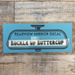 Rearview Mirror Decals