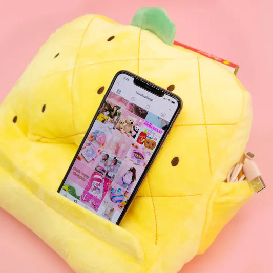 Pineapple Plushie Device Stand