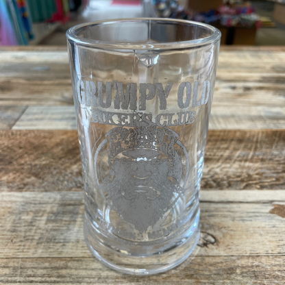 Laser Engraved Glass Beer Mugs