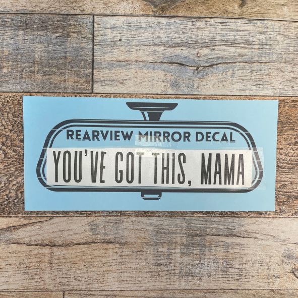 Rearview Mirror Decals