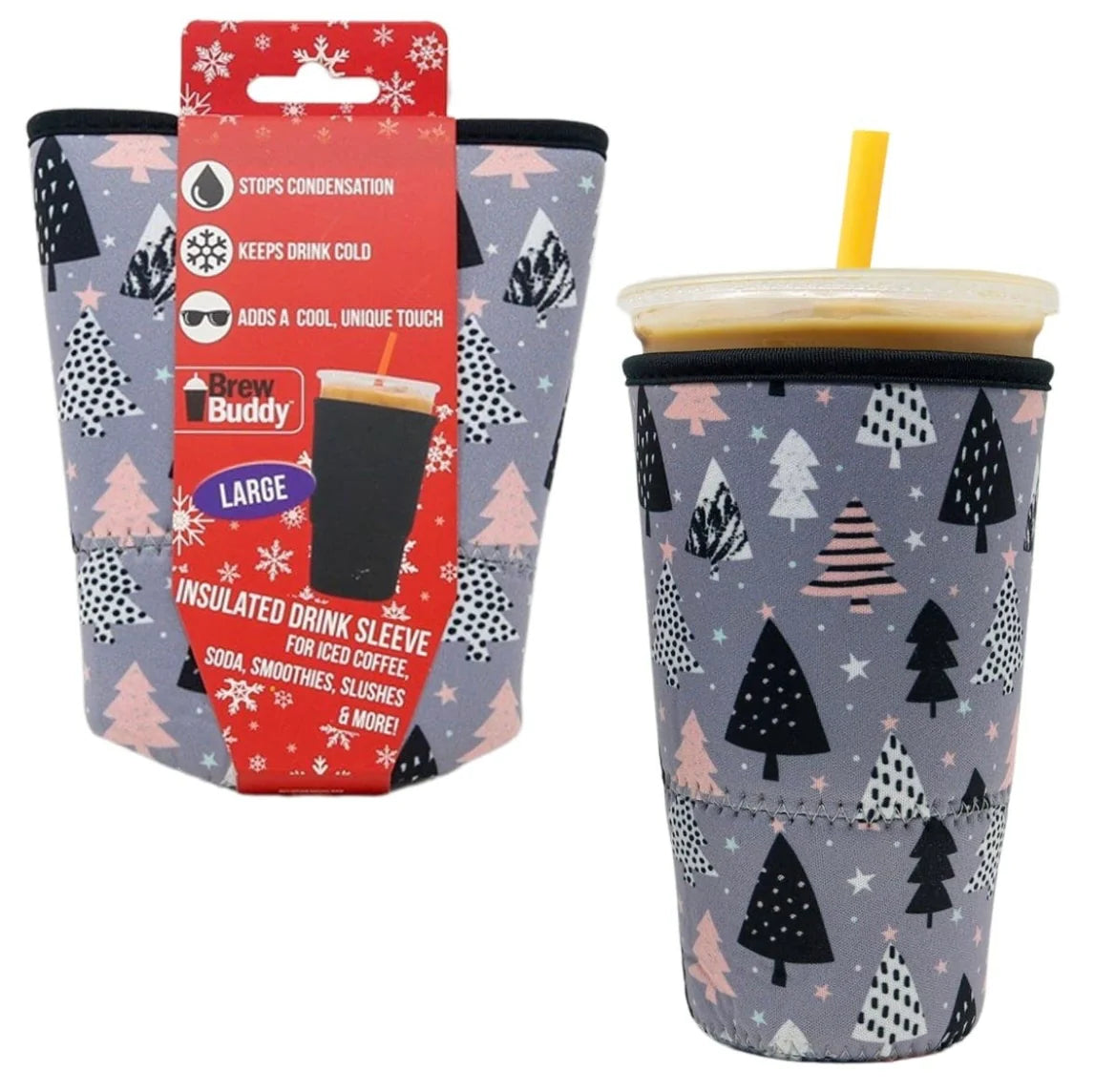 HOLIDAY-Brew Buddy Cold Drink Sleeve