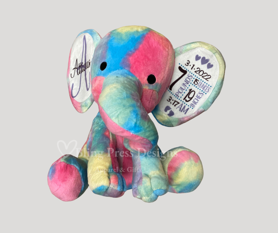 Birth Announcement Elephant