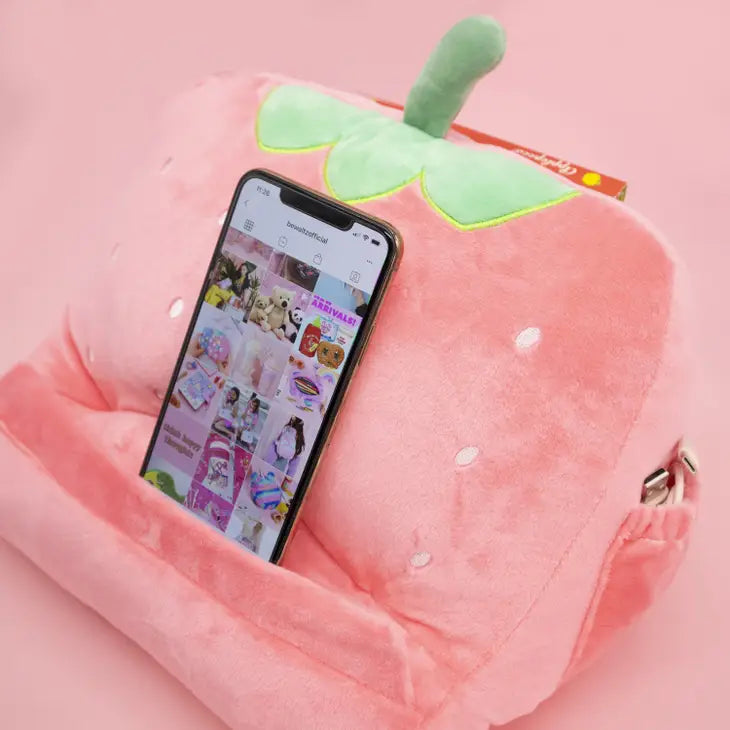 Strawberry Plushie Device Stand