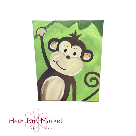Monkey Canvas Painting