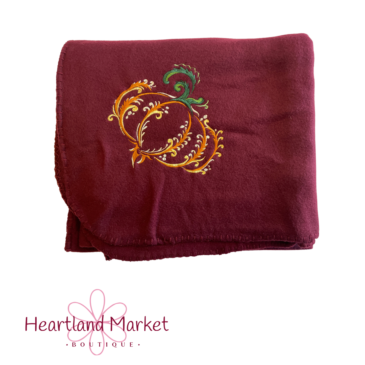 Embroidered Throw Blankets