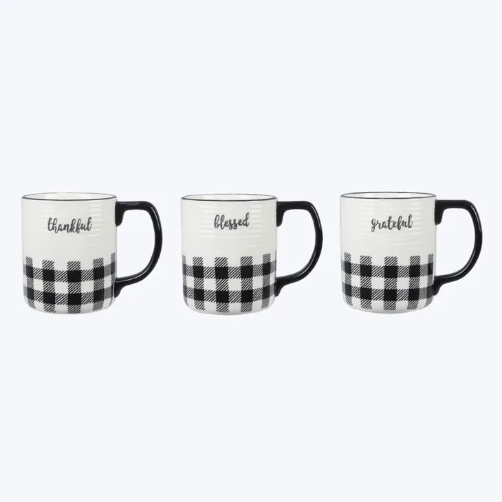 Plaid Mugs