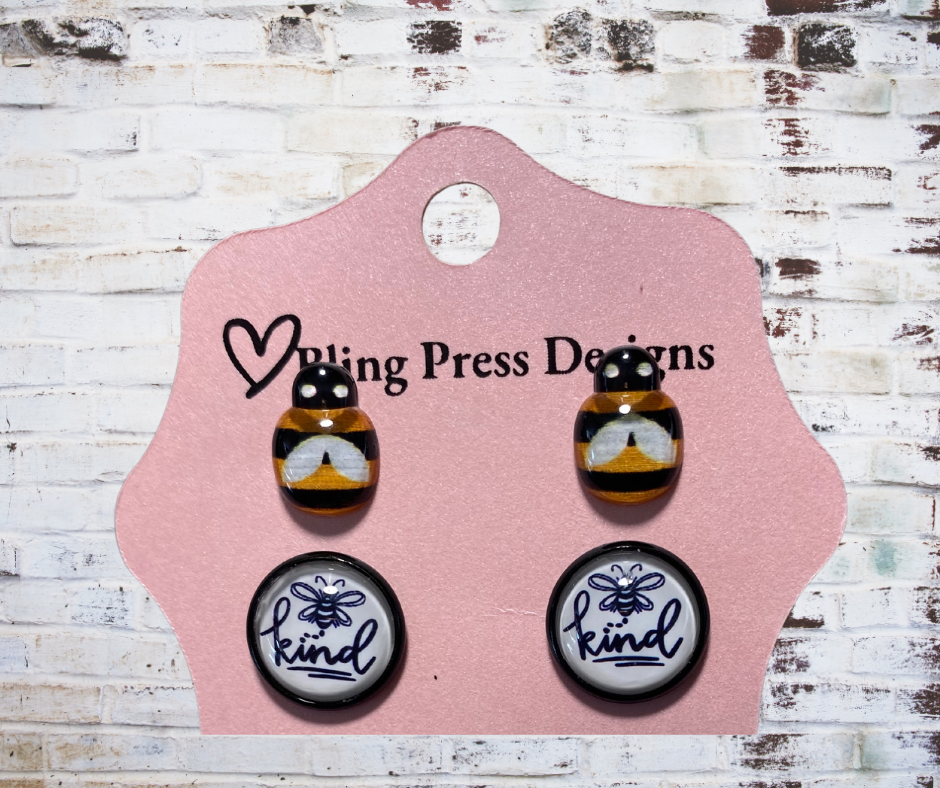 Bee Kind Earring Duo