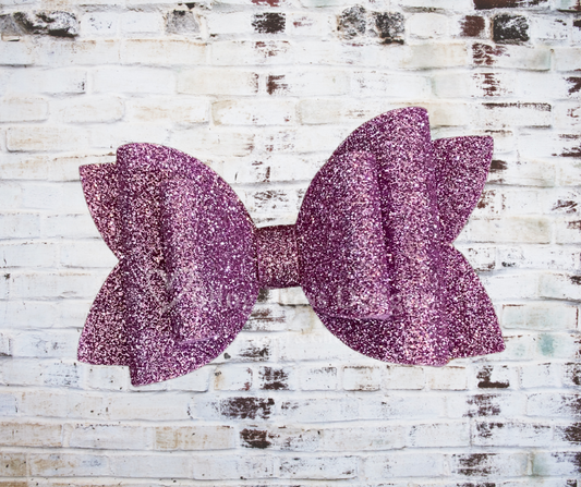 Small Glitter Hair Bows