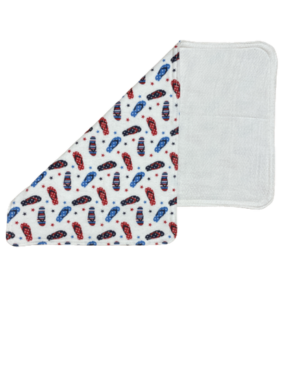 Double Sided Burp Cloth- Diaper Cloth Backing