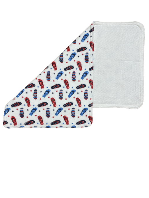 Double Sided Burp Cloth- Diaper Cloth Backing