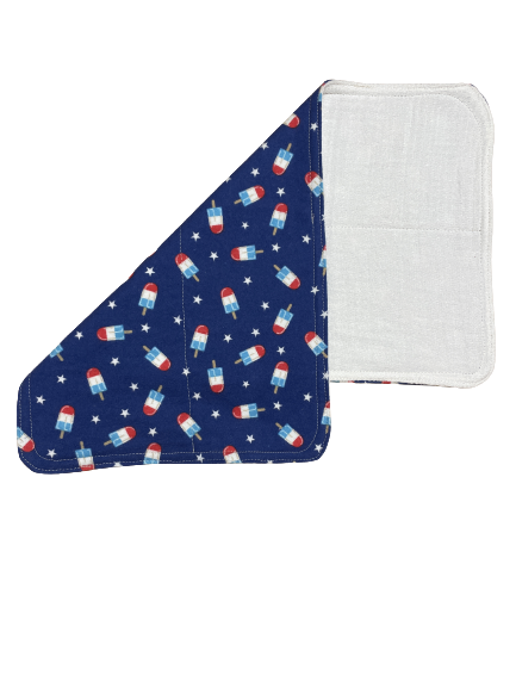 Double Sided Burp Cloth- Diaper Cloth Backing