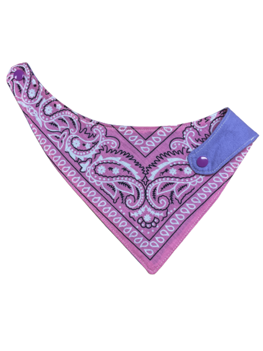 Paisley Print Bandana Bibs