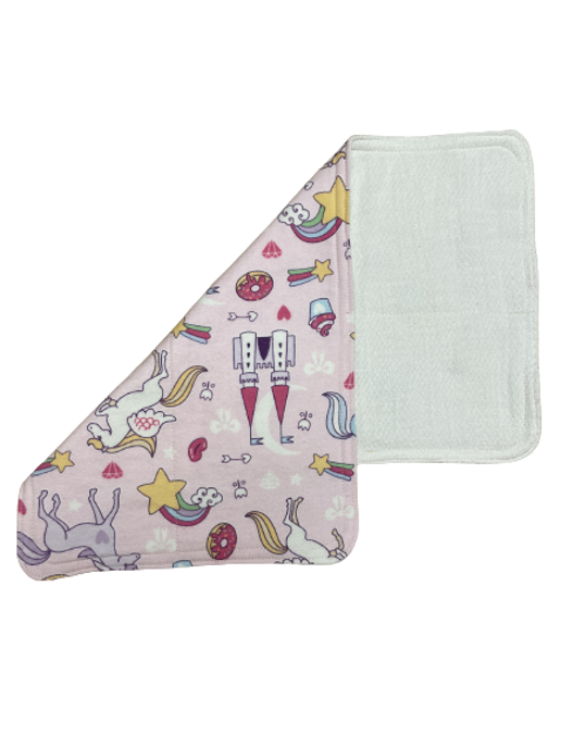 Double Sided Burp Cloth- Diaper Cloth Backing