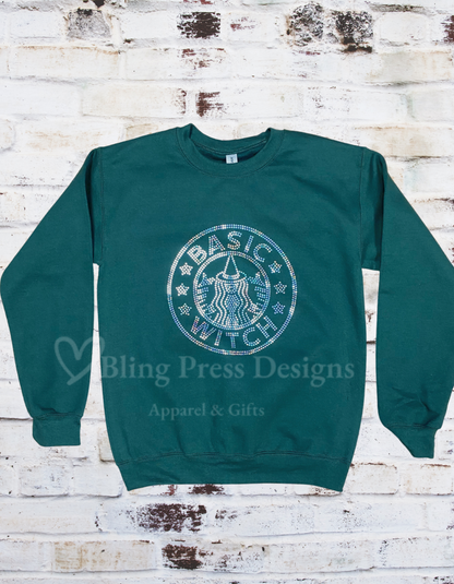 Basic Witch Spangled Sweatshirt