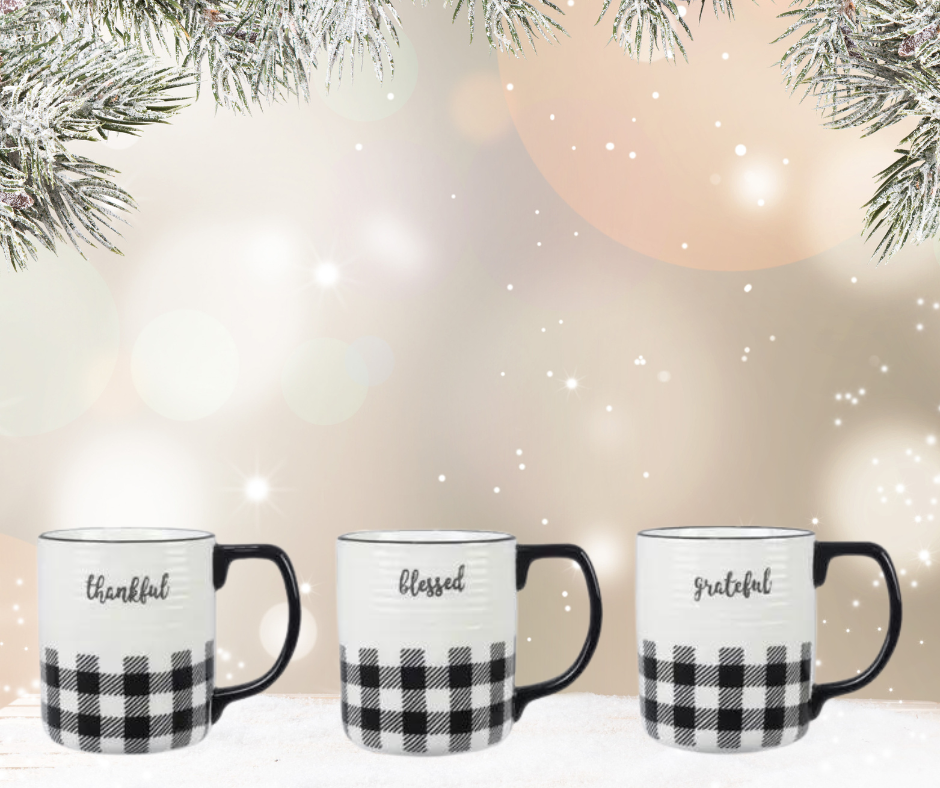 Plaid Mugs