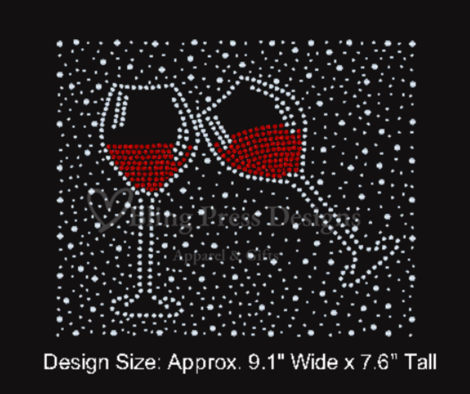 Wine Glass Spray Design