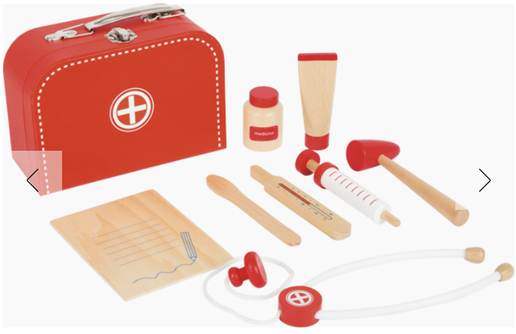 Wooden Doctors Playset