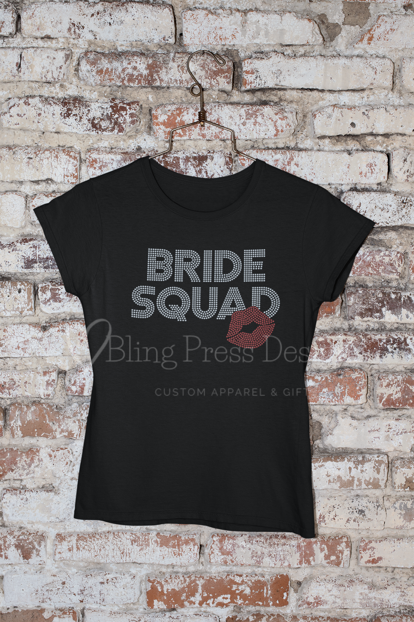 Bride Squad with Lips