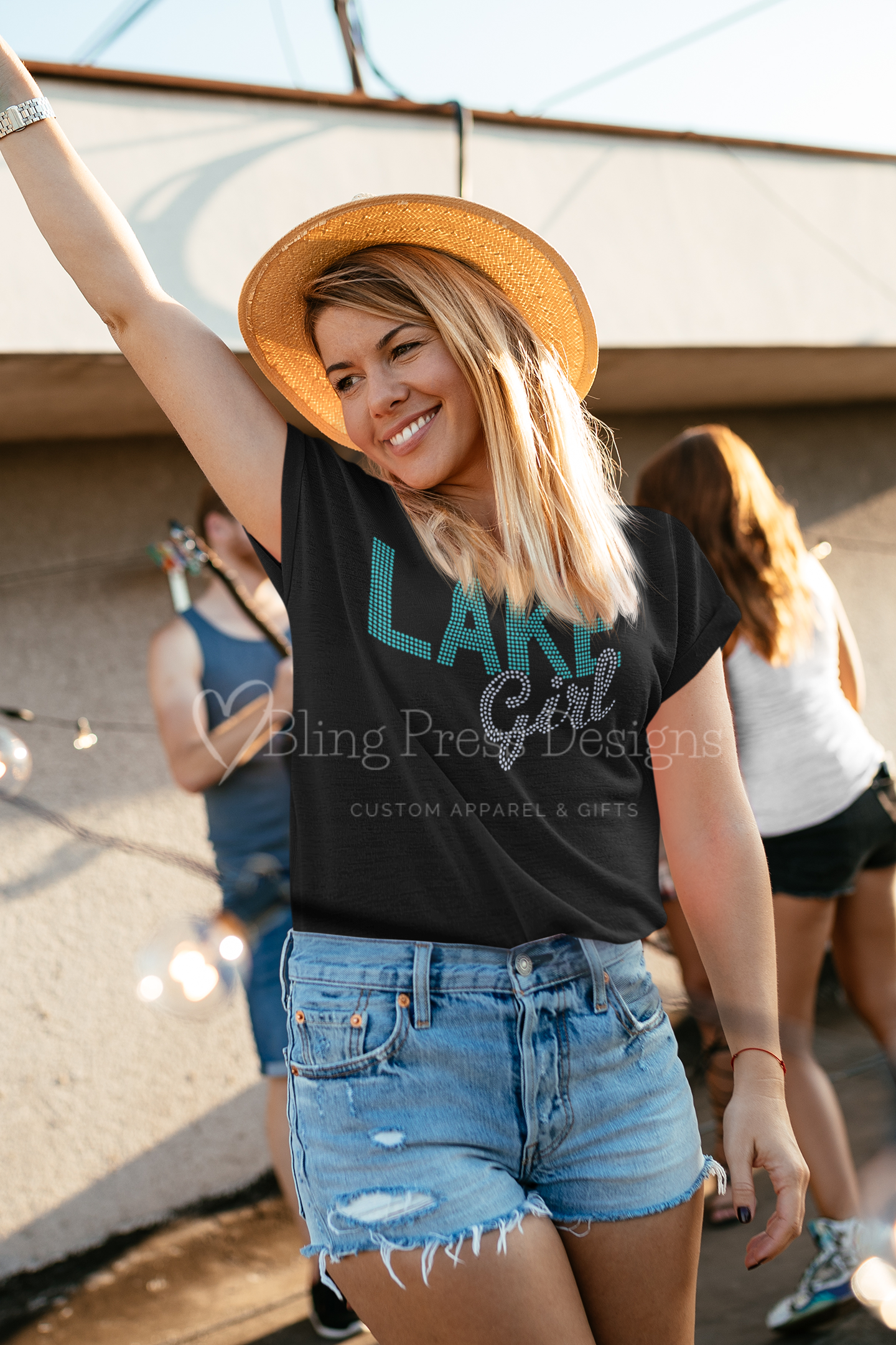 Lake Girl Spangled Tee