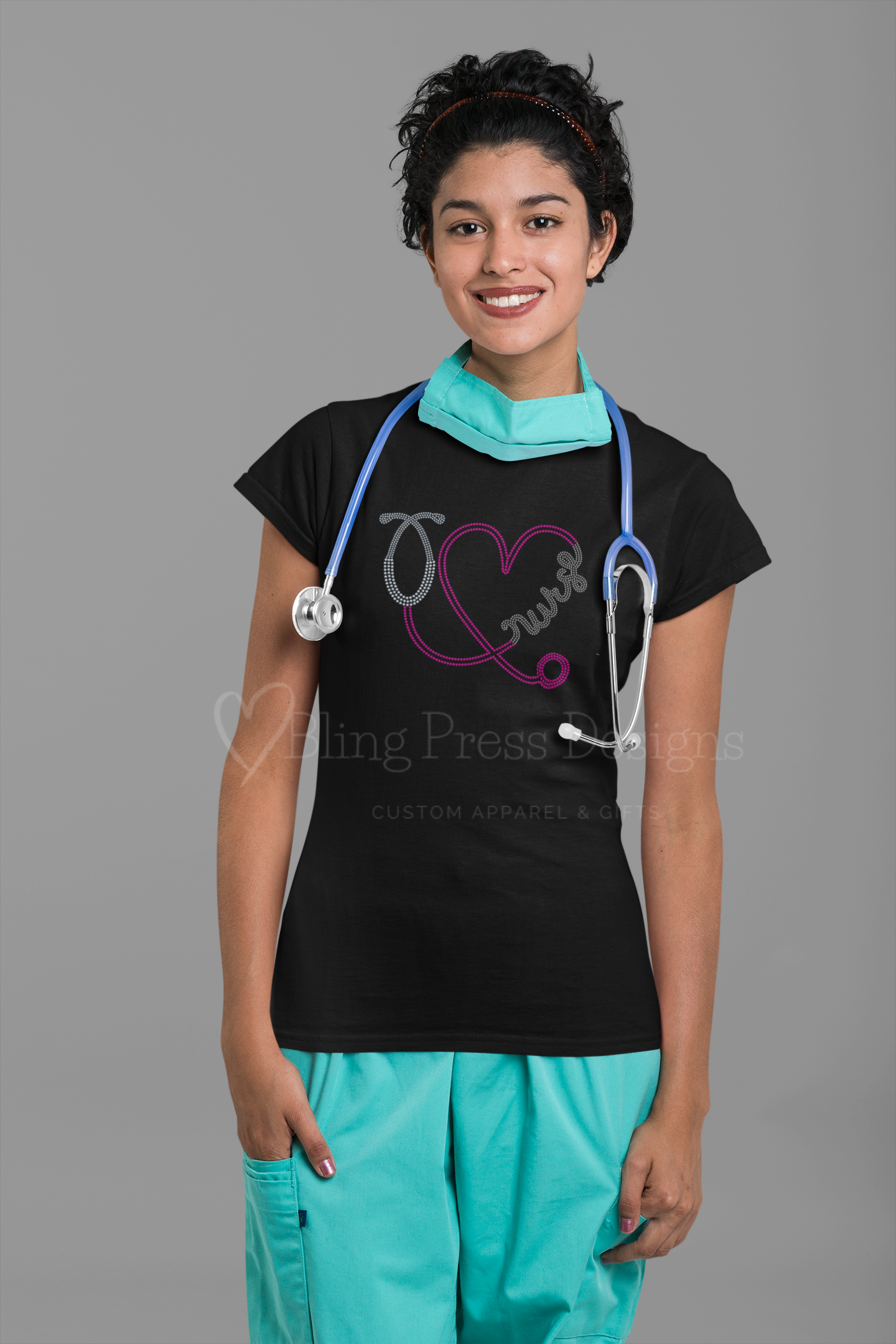 Nurse Heart Stethoscope